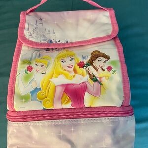 Brand New Disney Princess 2pcs Set Lunch Box & Bag Free Gift